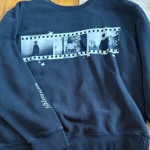 Taylor Swift Black Filmstrip Women’s Crewneck Sweater